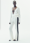 Flare Leg Pant w/ Side Stripe