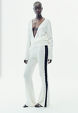 Flare Leg Pant w/ Side Stripe